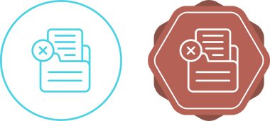 Belge simgelerine sahip dizin, vektör illüstrasyonu basit tasarım