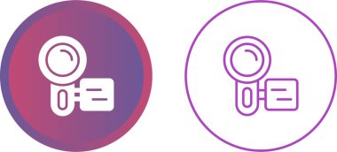 video kamera web simgesi vektör illüstrasyonu