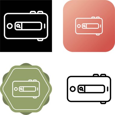 arama simgesi vektör çizimi tasarımı