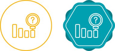 Beyaz arka planda yalıtılmış grafik simgesi.