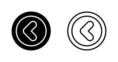 Açı Sol simgeleri vektör illüstrasyonunu ayarla 