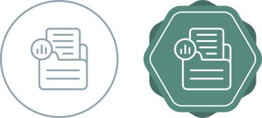 Beyaz arkaplan, vektör illüstrasyonunda izole edilmiş analitik ekleme belgeleri                