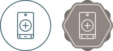 akıllı telefon simgeleri ayarlandı, vektör illüstrasyonu basit tasarım