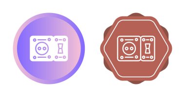 Soket Anahtarı Simgesi Simgesi Beyaz Arkaplanda İzole Edildi 