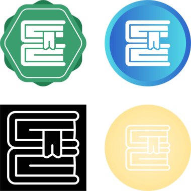 Yer imi simgeleri ayarlandı, vektör illüstrasyonu 