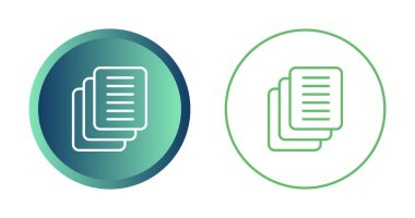 dokümanlar web simgesi vektör illüstrasyonu