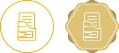 Davet simgeleri ayarlandı, vektör illüstrasyonu