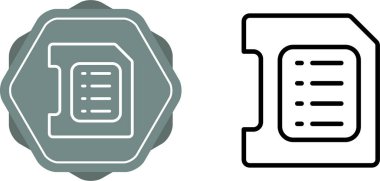 Beyaz arkaplandaki SD-kart simgelerinin web seti