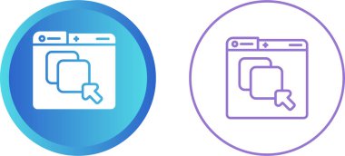 beyaz arkaplanda ok simgeleri olan bilgisayar web sayfaları, vektör illüzyonu 