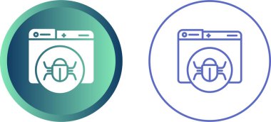 Beyaz arkaplanda hata simgeleri olan bilgisayar web sayfaları, vektör yanılsaması 