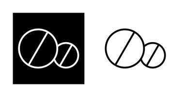 Düz stil haplar. İzole edilmiş arkaplanda tıbbi tabletler vektör illüstrasyonu. 