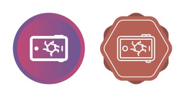Beyaz arkaplanda izole edilmiş dijital tablet setleri, vektör illüstrasyonu   