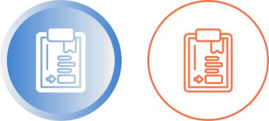 Basit pano simgeleri ayarlandı, vektör