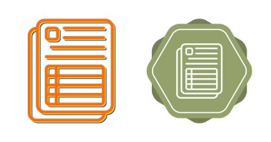 dosya simgesi seti, vektör illüstrasyonu basit tasarım