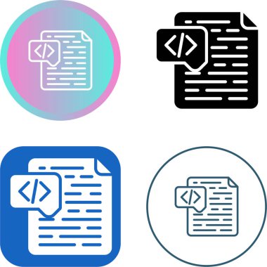 belge simgeleri ayarlandı, vektör illüstrasyonu basit tasarım