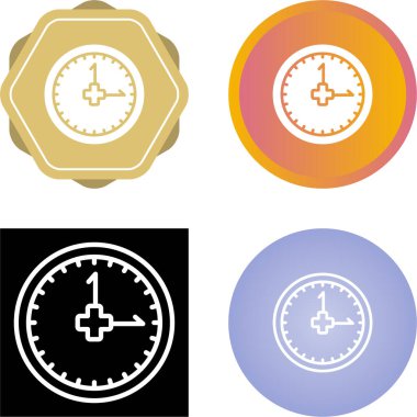 Çizgi saat simgeleri. zaman yönetimi, vektör illüstrasyonu