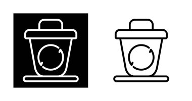 kağıt kahve fincanı simgeleri ayarlandı, vektör illüstrasyonu