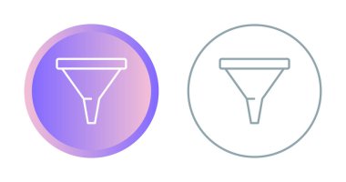 Filtre simgeleri. Web simgeleri basit resimleme     