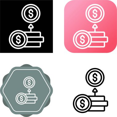 ROI web simgeleri vektör illüstrasyonunu ayarla 