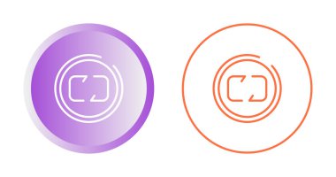 Simge vektör illüstrasyon tasarımını tekrarla