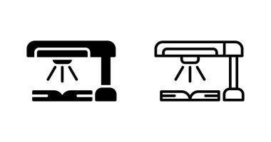 Lamba web simgesi vektör illüstrasyonunun altında kitap okunuyor