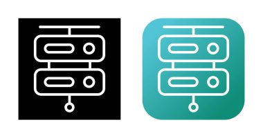 bağlantı ve sunucular web simgeleri vektör illüstrasyon tasarımı                   
