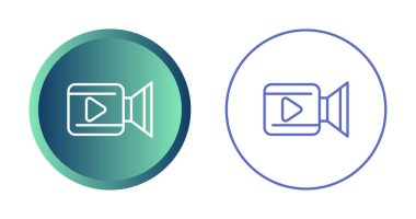 Kamera simgeleri beyaz arkaplanda ayarlandı