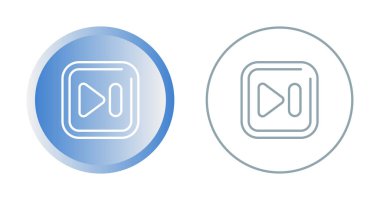 Müzik çalar düğmesi simgeleri. Sembolleri duraklat. Vektör illüstrasyonu