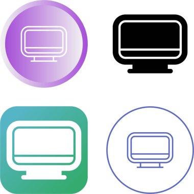 izleyici simgeleri ayarlandı, vektör tasarımı