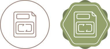 Belge simgesi işareti vektör çizim