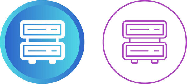 иконки серверов компьютера изолированы на белом фоне, векторная иллюстрация    