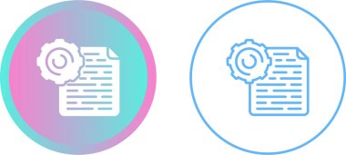 düz arayüz vektör çizgisi simgesi