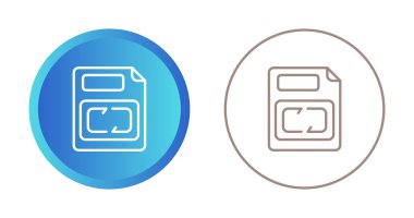 Belge simgesi işareti vektör çizim