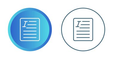 belge simgeleri ayarlandı, vektör illüstrasyonu basit tasarım