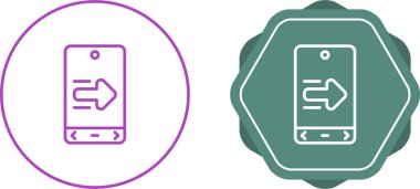 akıllı telefon simgeleri ayarlandı, vektör illüstrasyonu basit tasarım