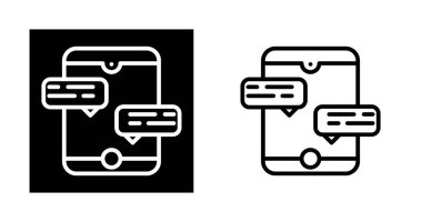 düz arayüz vektör çizgisi simgesi