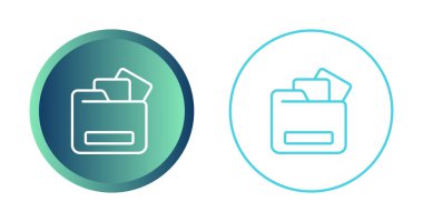 Klasör simgeleri ayarlayın. Vektör çizim