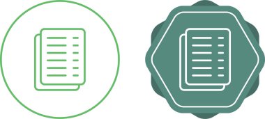 dokümanlar web simgesi vektör illüstrasyonu