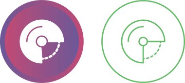 düz arayüz vektör çizgisi simgesi