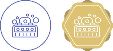 Kolay kullanım için tasarlanmış ince simgeler, kabarcık makinesi