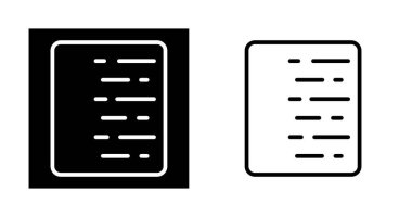 Belge hizalama sağ simgeleri ayarlandı, vektör illüstrasyonu