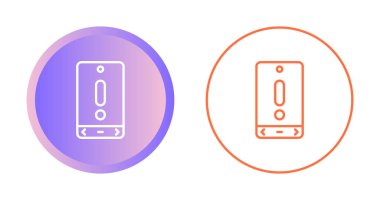 akıllı telefon simgeleri ayarlandı, vektör illüstrasyonu basit tasarım