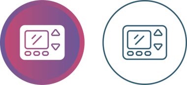 Mikrodalga. Web simgeleri basit resimleme