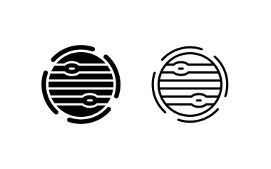 Evrende uçan gök cisimleri. Astronomik elementin vektör illüstrasyonu