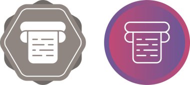 yazıcı simgesi vektör illüstrasyonu 