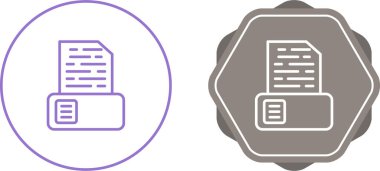  Belge arşiv simgeleri kümesi, vektör illüstrasyonu