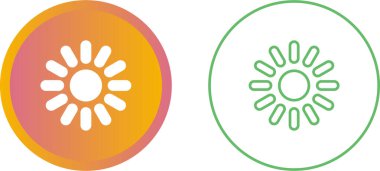 çiçek Icons set, vektör çizim