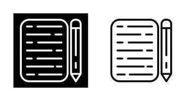 Belge düzenleme simgeleri, vektör illüstrasyonu basit tasarım