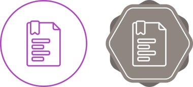  Belge simgeleri kümesi, vektör illüstrasyonu