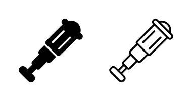 Beyaz üzerine siyah beyaz şırınga simgeleri